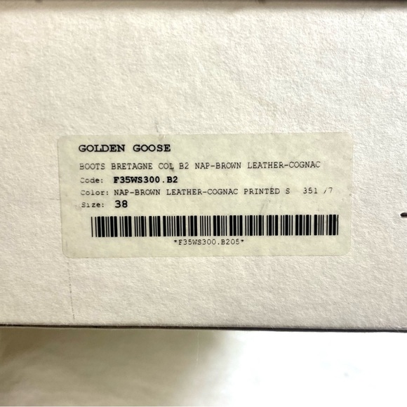 Golden Goose Bretagne Brown Leather Snakeskin Ankle Boots ~Western Moto Boots GG - Picture 12 of 16